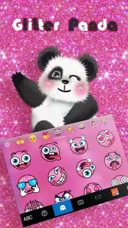 Play Hot Pink Panda keyboard Theme