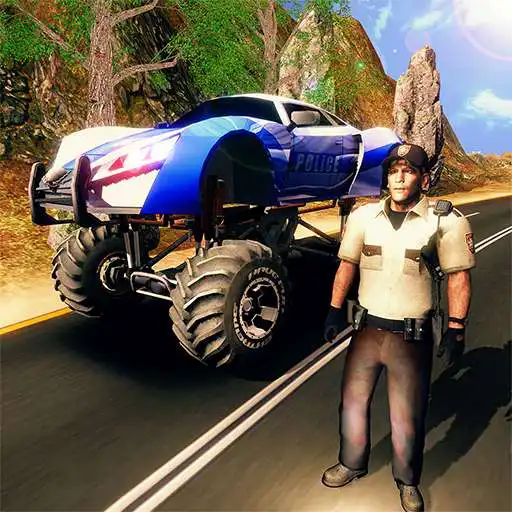 Play Hot pursuit Monster truck 3d: GT police chase APK