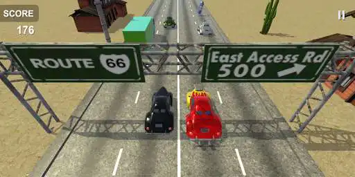 Play Hot Rod Traffic Racer - A Coupe Run as an online game Hot Rod Traffic Racer - A Coupe Run with UptoPlay