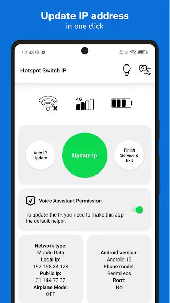 Play Hotspot Switch IP  and enjoy Hotspot Switch IP with UptoPlay