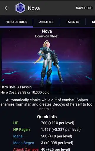 Play APK HotS Skills  and enjoy HotS Skills with UptoPlay com.hotsskills.hotsapp
