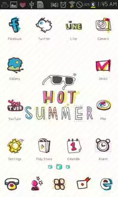 Play Hot Summer icon theme