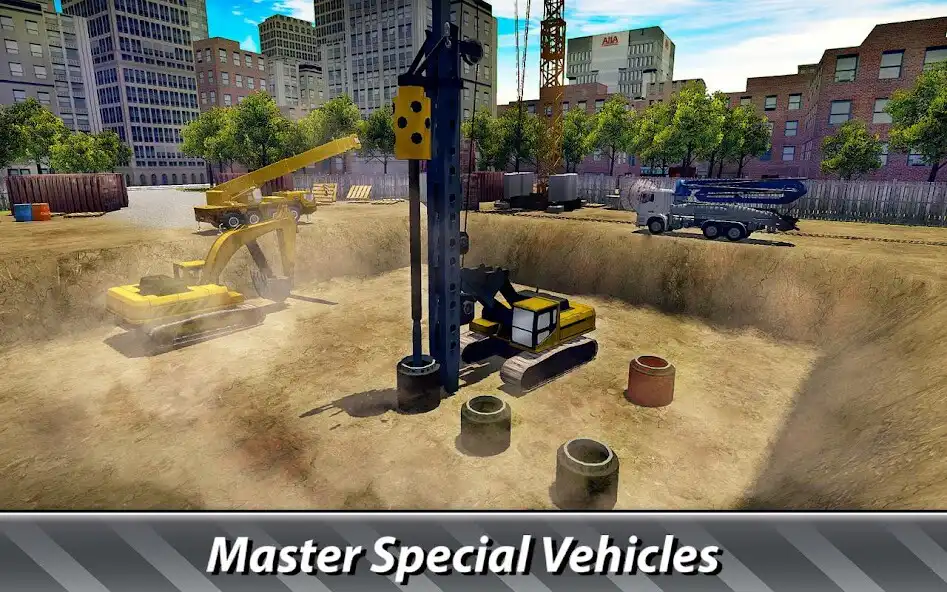 Play House Building Simulator: try construction trucks! as an online game House Building Simulator: try construction trucks! with UptoPlay