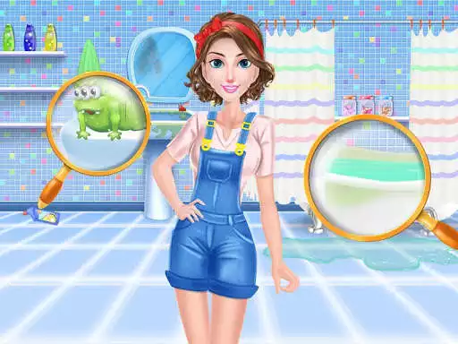 Play House Cleaning Games for Girls as an online game House Cleaning Games for Girls with UptoPlay