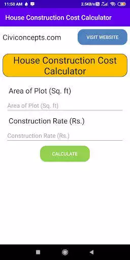 Play House Construction Cost Calculator  and enjoy House Construction Cost Calculator with UptoPlay