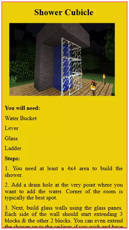 Play House Guide For MC