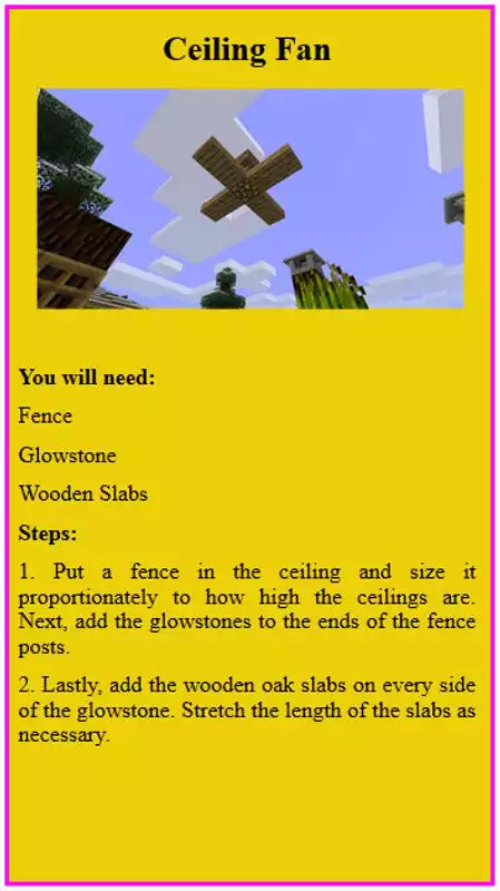 Play House Guide For MC