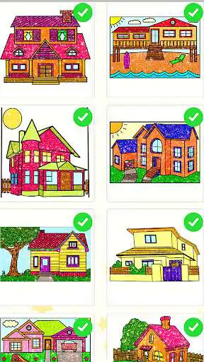 Play House Paint by Number House Coloring Book  and enjoy House Paint by Number House Coloring Book with UptoPlay