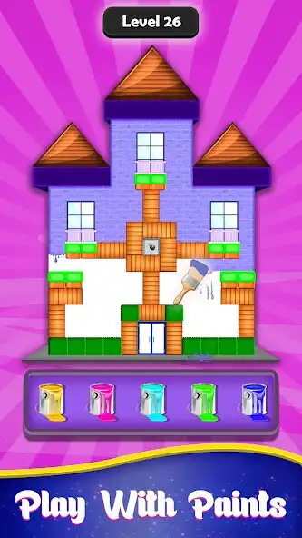 Zahrajte si House Painter: Wall Coloring jako online hru House Painter: Wall Coloring s UptoPlay