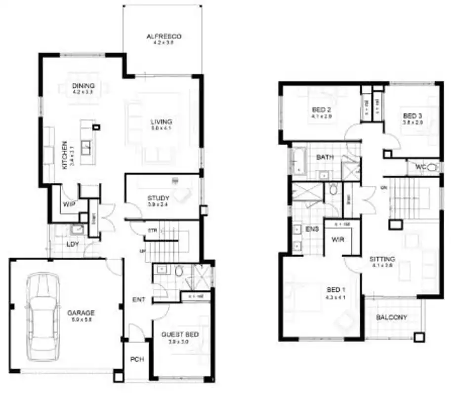 Play House Plan 2 Floor