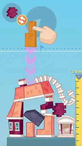 Play House Stack: Fun Tower Building Game  and enjoy House Stack: Fun Tower Building Game with UptoPlay