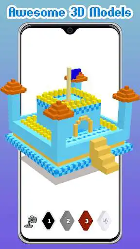 Play House Voxel Paint by Number  and enjoy House Voxel Paint by Number with UptoPlay
