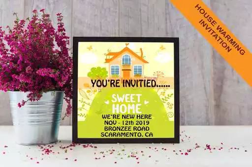 Play APK House Warming Invitation  and enjoy House Warming Invitation with UptoPlay com.mounica.houseWarming