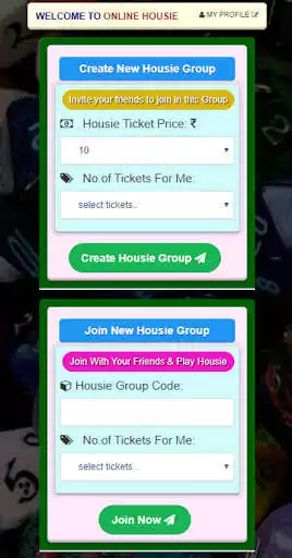 Play Housie Online HouseFull Tambola Game  and enjoy Housie Online HouseFull Tambola Game with UptoPlay