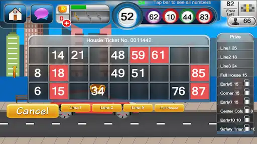 Play Housie Super: 90 Ball Bingo as an online game Housie Super: 90 Ball Bingo with UptoPlay