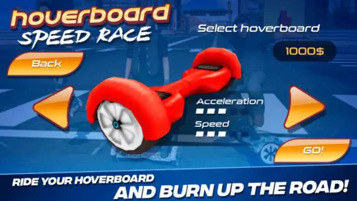Play Hoverboard Speed Race