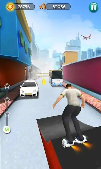Play Hoverboard Surfers 3D as an online game Hoverboard Surfers 3D with UptoPlay