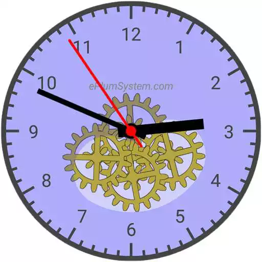 Play HoverClock analog vector clock APK