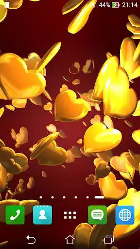 Play Hover Hearts 3D Live Wallpaper as an online game Hover Hearts 3D Live Wallpaper with UptoPlay