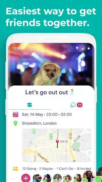 Play Howbout: Social event planner as an online game Howbout: Social event planner with UptoPlay