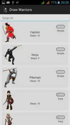 Play How Draw Warriors and Soldiers