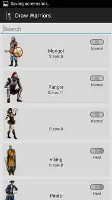 Play How Draw Warriors and Soldiers