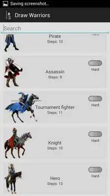 Play How Draw Warriors and Soldiers