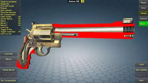 Play How it Works: S&W 500 revolver as an online game How it Works: S&W 500 revolver with UptoPlay