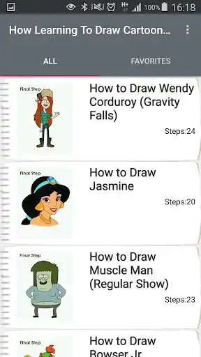 Play How Learning To Draw Cartoon Characters as an online game How Learning To Draw Cartoon Characters with UptoPlay