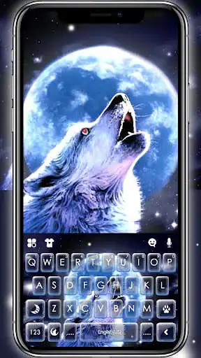 Play Howling Wolf Moon Keyboard Theme  and enjoy Howling Wolf Moon Keyboard Theme with UptoPlay