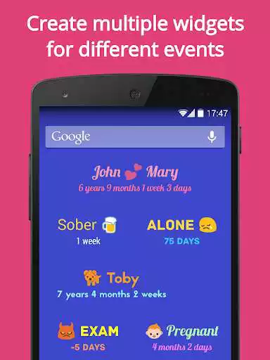 Play How Long Widget - Time Counter  and enjoy How Long Widget - Time Counter with UptoPlay