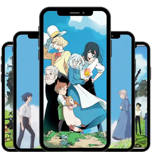 Play howls moving castle wallpaper APK
