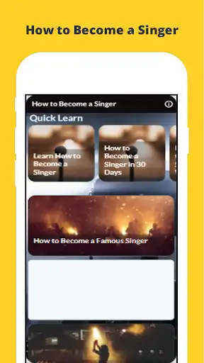 Play How to become a singer