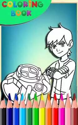 Play How To Color Ben 10 alien (coloring game)