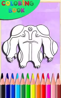 Play How To Color Ben 10 alien (coloring game)