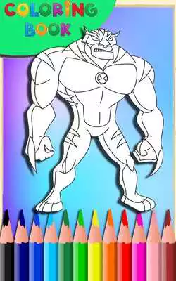 Play How To Color Ben 10 alien (coloring game)