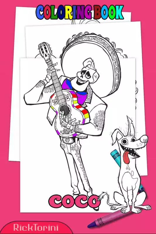 Play How To Color COCO Coloring Book For Adult 2