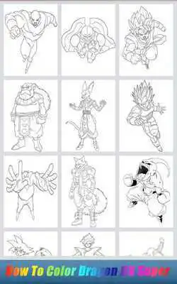 Play How To Color Dragon DB Super