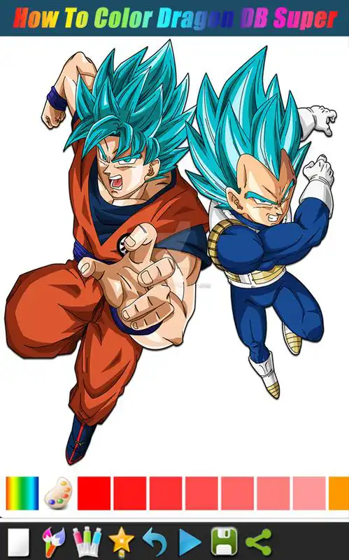 Play How To Color Dragon DB Super