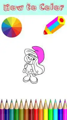 Play How To Coloring Smurfs