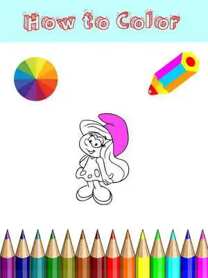 Play How To Coloring Smurfs