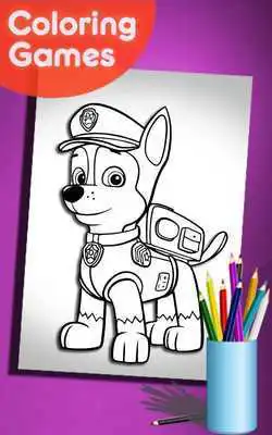 Play How To Color Paw Patrol ( free coloring for kids)