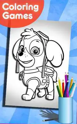 Play How To Color Paw Patrol ( free coloring for kids)