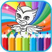 Free play online How to color Pj with mask ( painting games Pj ) APK