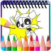 Free play online How to color the powerpuff girls ( coloring pages) APK