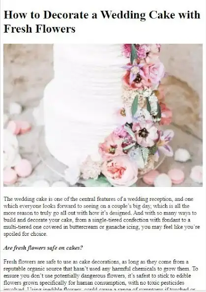 Play How to Decorate a Wedding Cake  and enjoy How to Decorate a Wedding Cake with UptoPlay