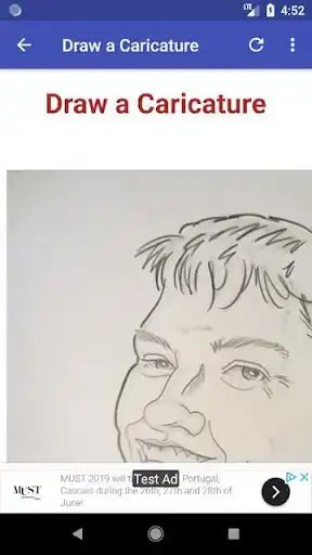 Play How To Draw a Caricature as an online game How To Draw a Caricature with UptoPlay