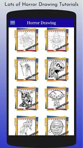 Play How to Draw a Horror Character Step by Step  and enjoy How to Draw a Horror Character Step by Step with UptoPlay