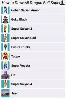 Play How to Draw All Dragon Ball Super Characters