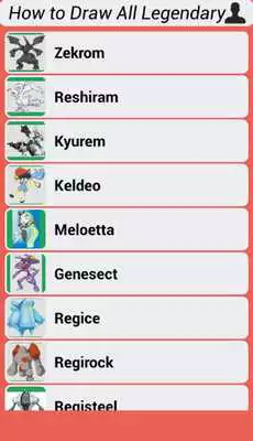 Play How to Draw All Legendary Pokemon Step by Step